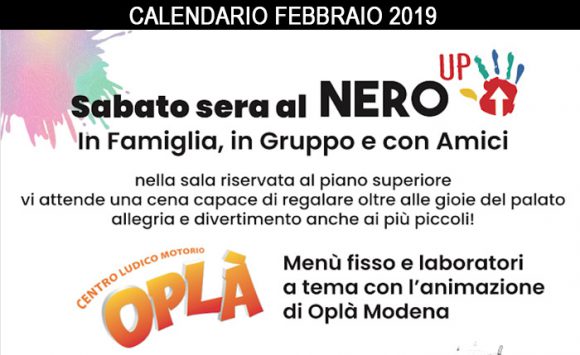 I Sabati “Nero Up” di Febbraio