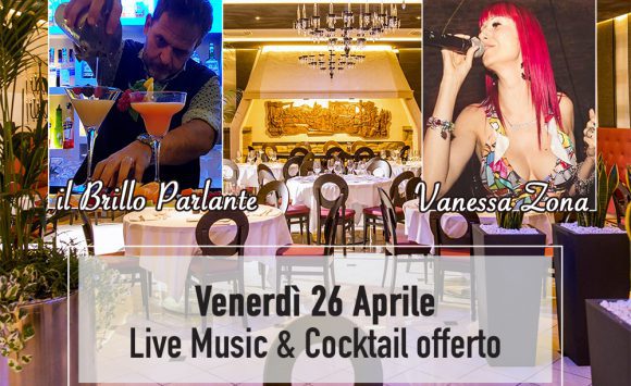 26 Aprile – Venerdì sera cena con musica dal vivo al Ristorante Nero Balsamico