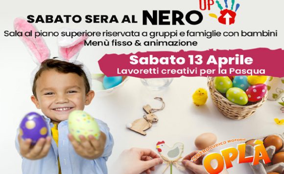 Cena per gruppi e famiglie con bambini al NeroUp