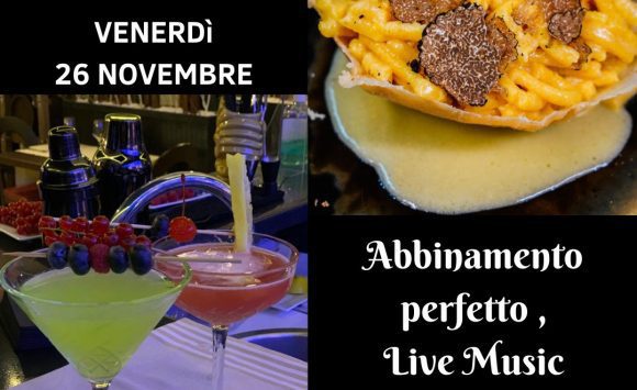 Venerdì sera al Ristorante Nero Balsamico 26 novembre