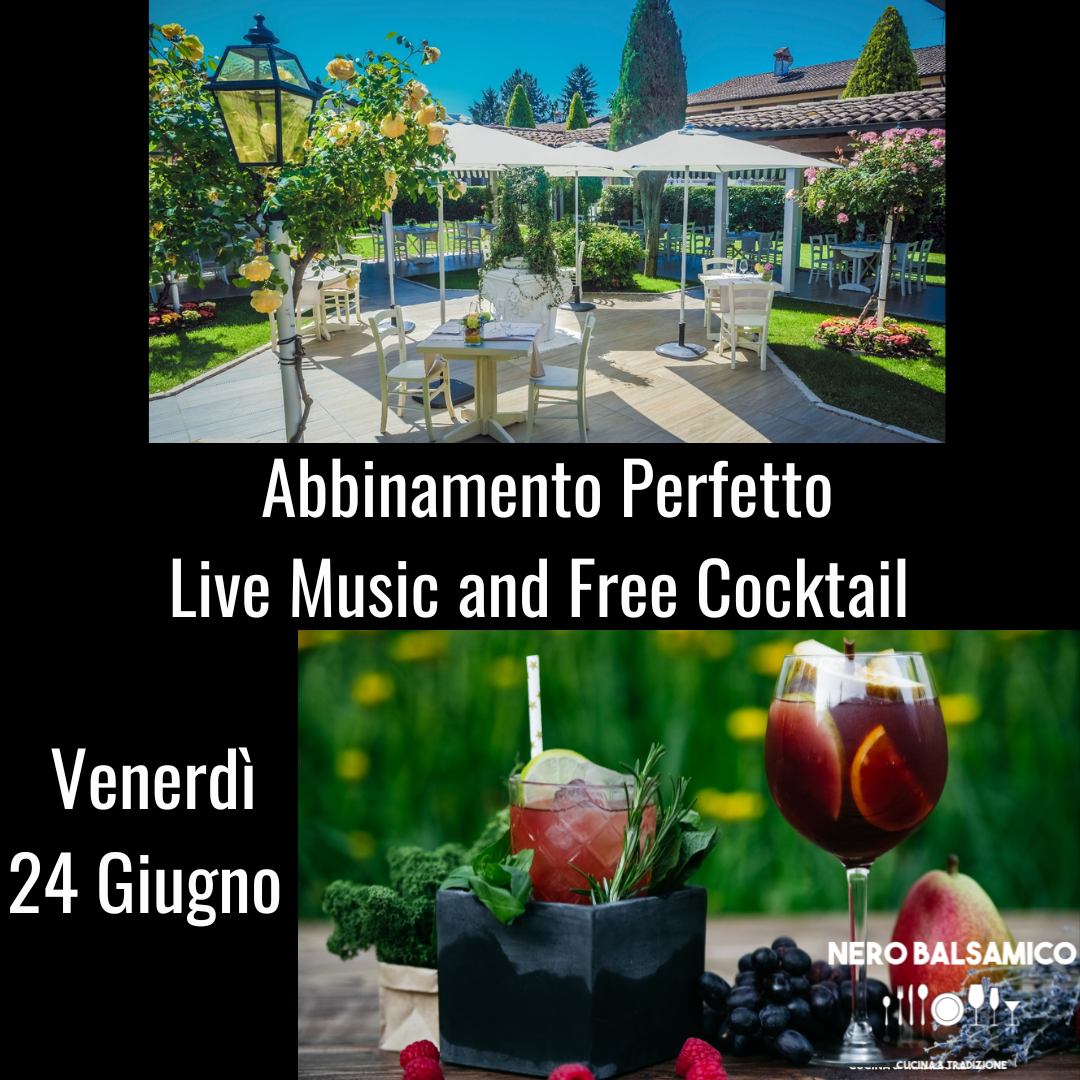 ristorante nero balsamico venerdi 24 giugno