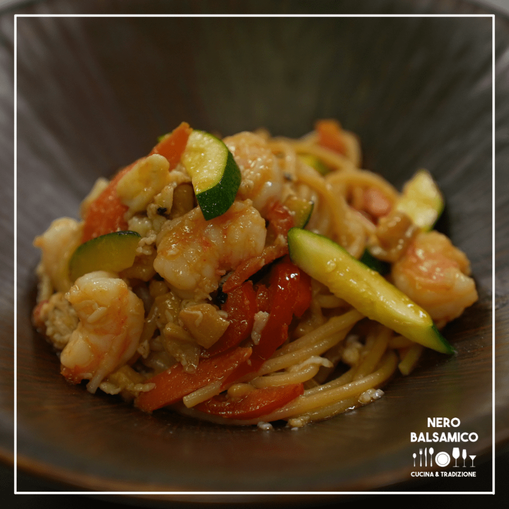 Spaghettoni "Orto e Mare" Spaghettoni "Orto e Mare"